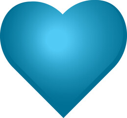 blue Heart Icon