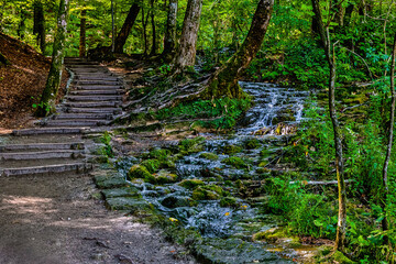 Östlihe Adria. Kroaten. Plitvicer Seen
