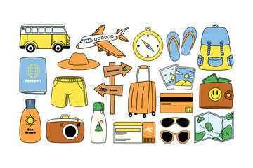 Doodle Travel Illustration