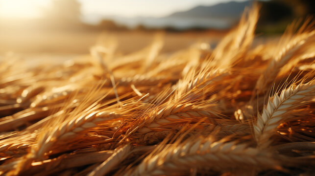 golden wheat field UHD wallpaper Stock Photographic Image 