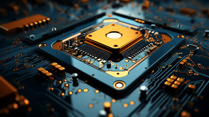 electronic circuit board UHD wallpaper Stock Photographic Image 