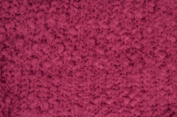 Handmade knitting material with detail weave threads.