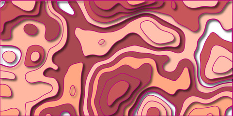 Abstract trending mordern 3d paper cut out background texture design for web , wallpaper, element and other pattern design. Brochure curve trendy liquid background template with paper cut out effect