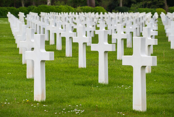 Normandy American Cemetery, in Colleville-sur-Mer, France