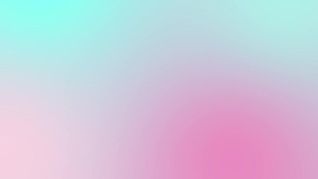 Animation of moving and mixing light blue and pink gradation 4K