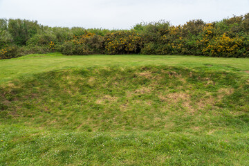 Obraz premium Pointe Du Hoc, World War II Site at Normandy