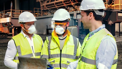 Fototapeta premium workers at work