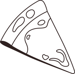 Pizza Slice Doodle