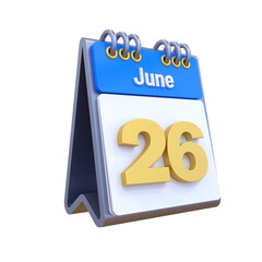 26 June Calendar