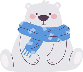 Sitting Polar Bear