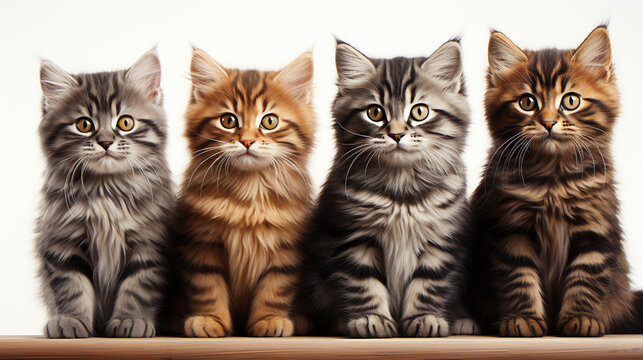 set of kittens UHD wallpaper Stock Photographic Image 