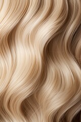 A close-up image of a blonde woman's hair.