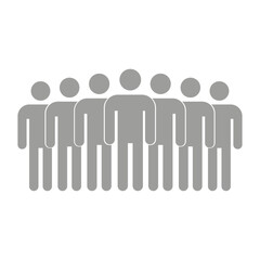 Vector flat illustration in grayscale. Avatar, user profile, person icon, profile picture. Suitable for social media profiles, icons, screensavers and as a template.