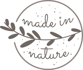 Made In Nature Banner