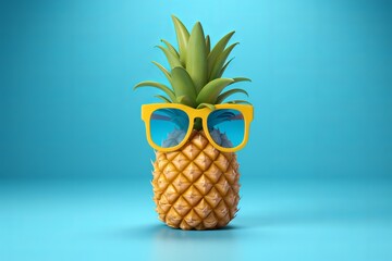 pineapple on a white background
