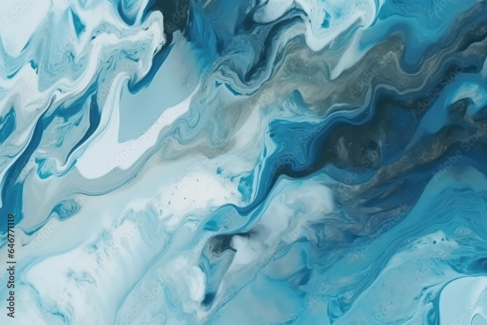 Poster blue marble texture pattern. generative ai
