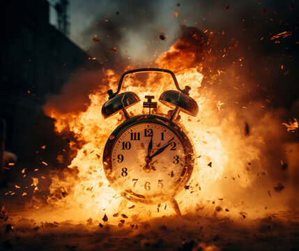 Explosive Eras: Clock's Final Burst, Generative AI
