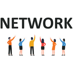 Network Business Illustration

