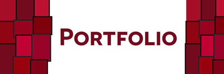 Portfolio Pink Red Grid Left Right 
