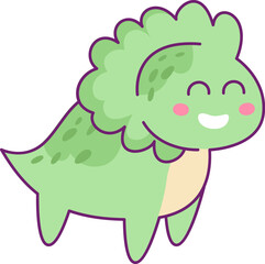 Childish Kid Dinosaur