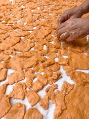 traditional turkish tarhana soup preparation in Turkey