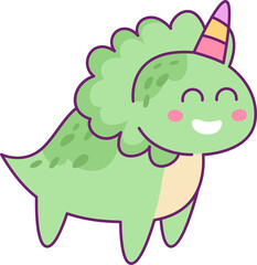 Dinosaur Unicorn Kid