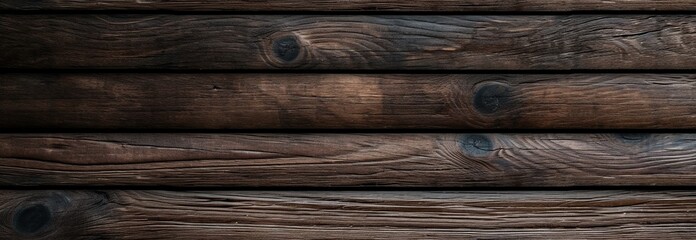 Fototapeta na wymiar Top view of brown wood texture background