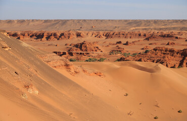 Khermen Tsav Canyon, one of the most beautiful place in Western Gobi, Mongolia
