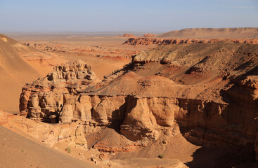 Fototapeta premium Khermen Tsav Canyon, one of the most beautiful place in Western Gobi, Mongolia