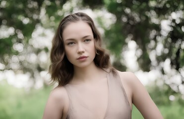 Naklejka premium portrait of a woman