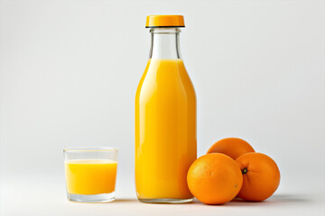 Fototapeta premium Space fruit juicy healthy freshness vitamin juice drink organic copy template orange fresh