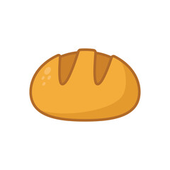 bread icon vector design template in white background