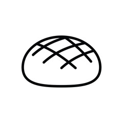 bread icon vector design template in white background