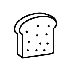 bread icon vector design template in white background