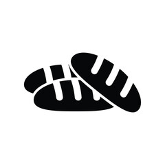 bread icon vector design template in white background