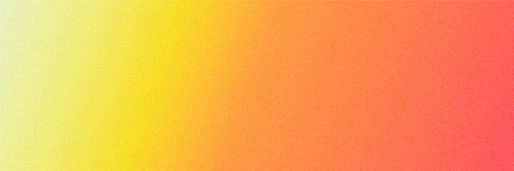 Beautiful Orange Sunset Light Gradient background with noise texture. Grainy golden hour sunlight backdrop template. Vector illustration. 