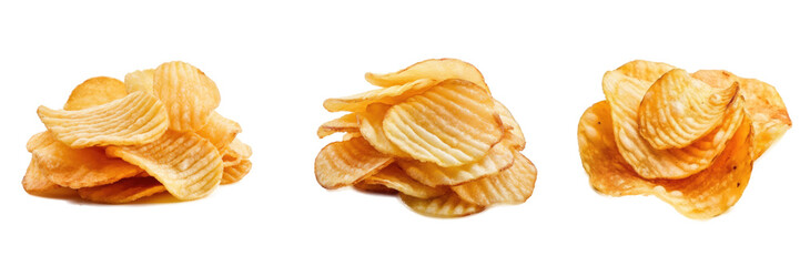 potato chip, Isolated On Transparent, PNG
