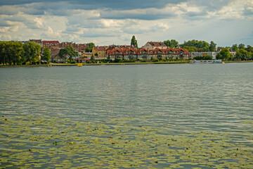 Obraz premium promenade in Ostroda in Poland