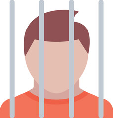 design vector image icons prisoner