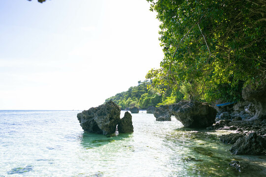 the virgin beaches of Siquijor Island in the Philippines