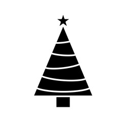 Fototapeta premium Christmas tree icon