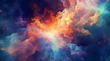 Fototapeta na wymiar galaxy cosmos abstract multicolored background.