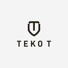 T Shield Logo design inspiration