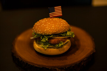 Fried Fish Burger