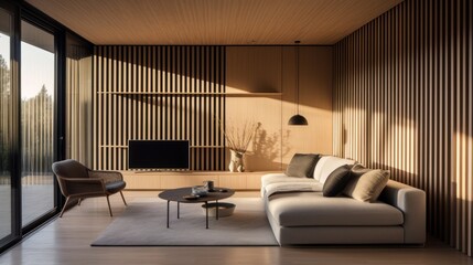 Interior Design Ideas Using Lamellas