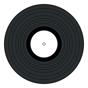 recommend clip art: phonograph record - LP vinyl gramophone record vector illustration isolated on white