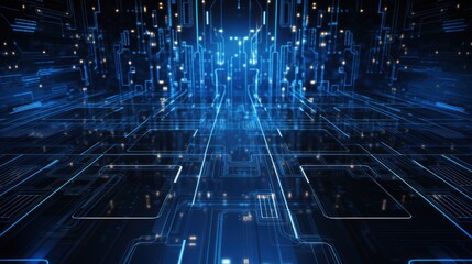 Obraz premium Modern Technology Wallpaper Background