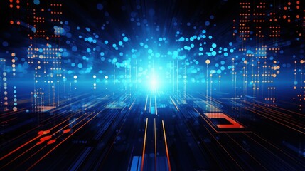 Obraz premium Modern Technology Wallpaper Background