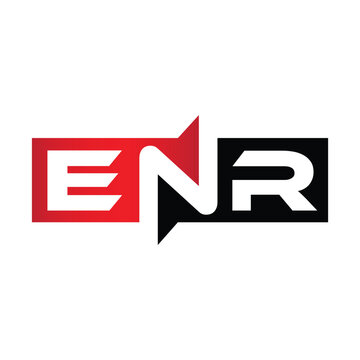 ENR Monogram Initial Letters Logo