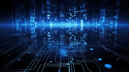 Obraz premium Modern Technology Wallpaper Background